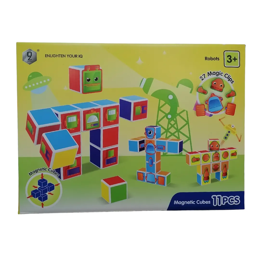 Magnetic Cubes 11 Pieces Set