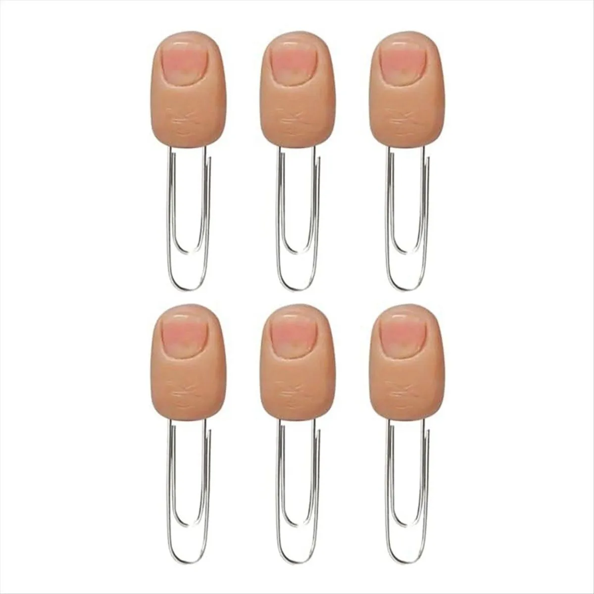Realistic Finger Bookmark Creative Funny Finger Bookmark 6 Pcs