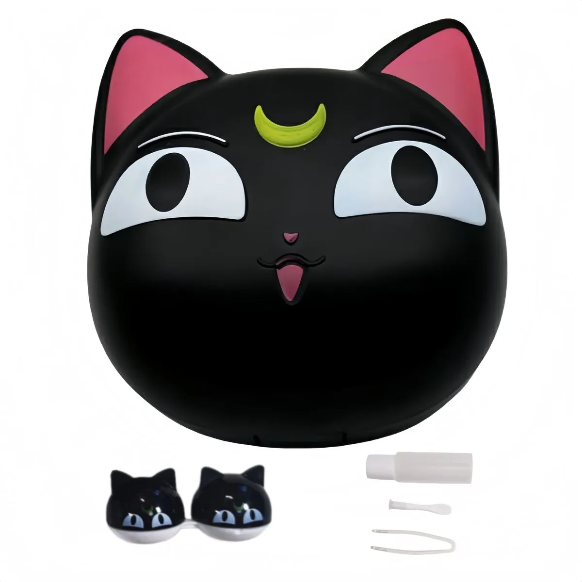 OQIMAX Anime Cute Cat Contact Lens Case