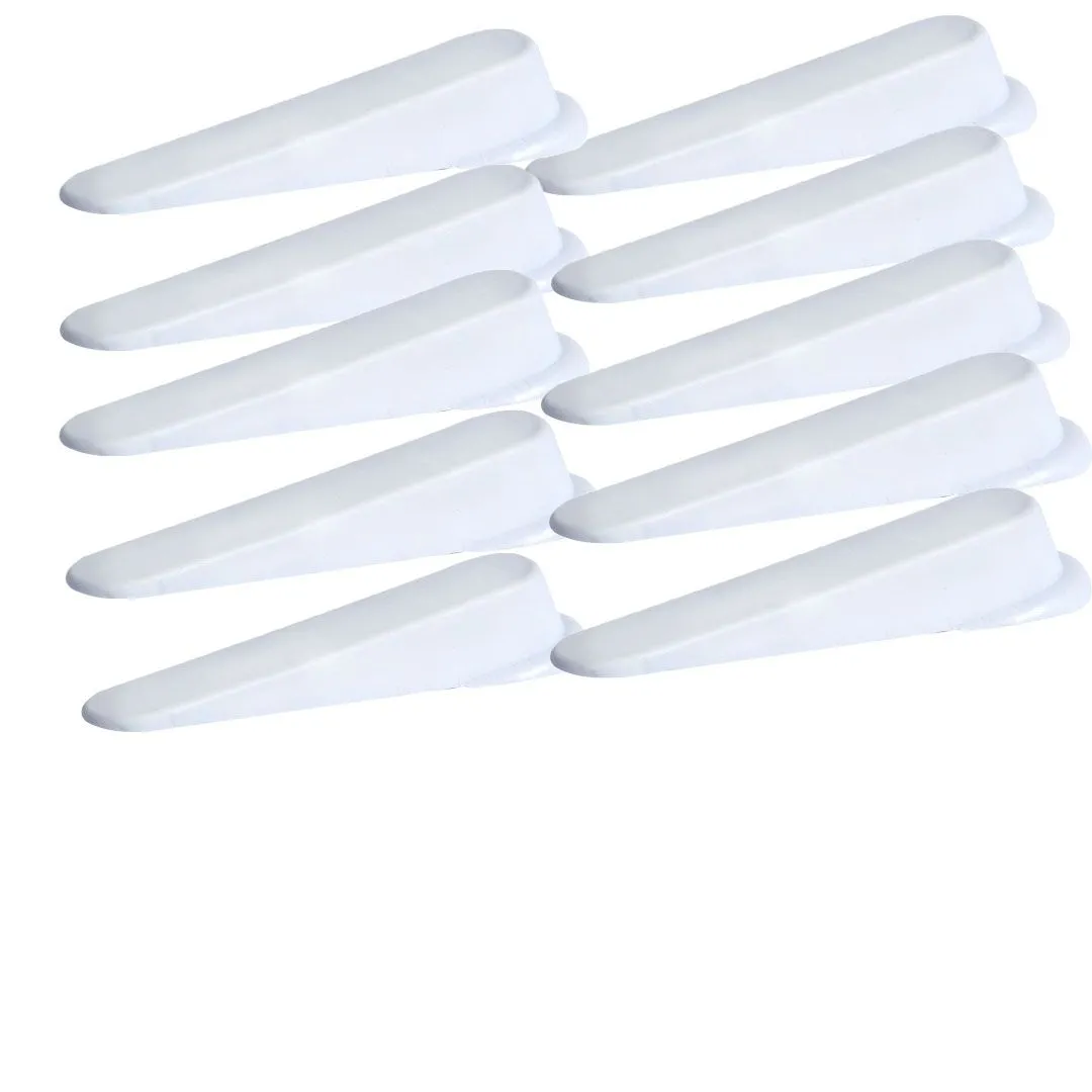 Door Stopper / Door Wedges - 10 Pack White