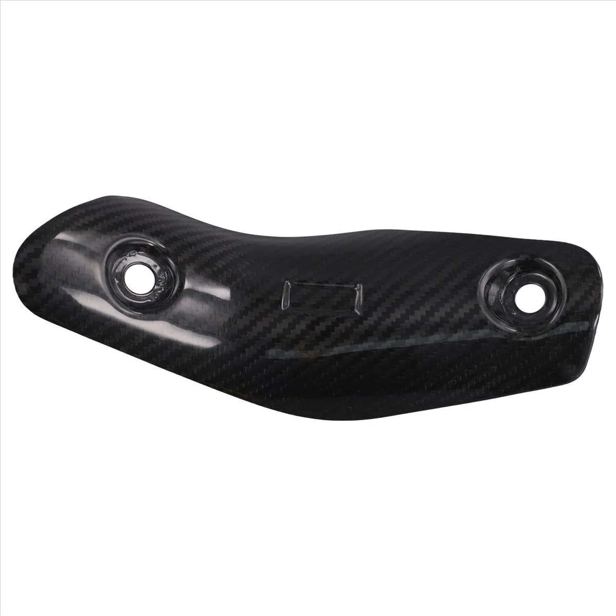 Exhaust Front Link Pipe Carbon Fiber Heat Shield Compatible with Universal