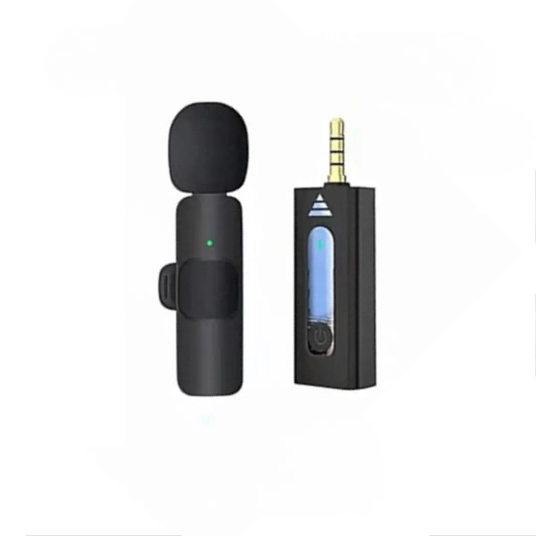 k35 Plug And Wireless Lavalier Microphone Small for recording