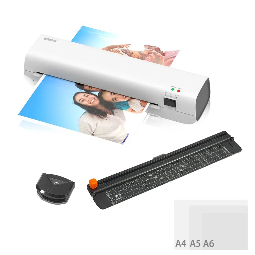 Laminator Machine with Trimmer and Corner Rounde, 15 Laminating Sheets