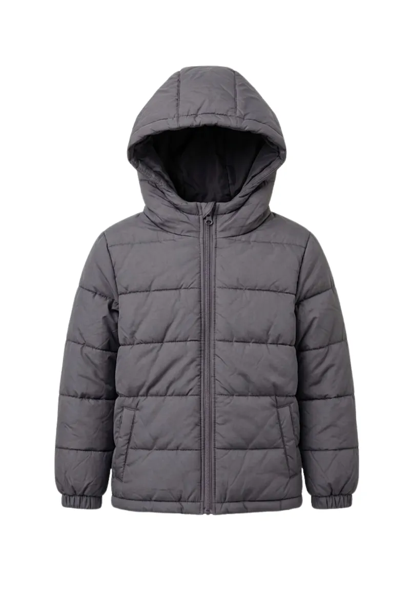 Kids Puffer Jackets - Ages 2 - 14 - Hazy Mauve - 4 years