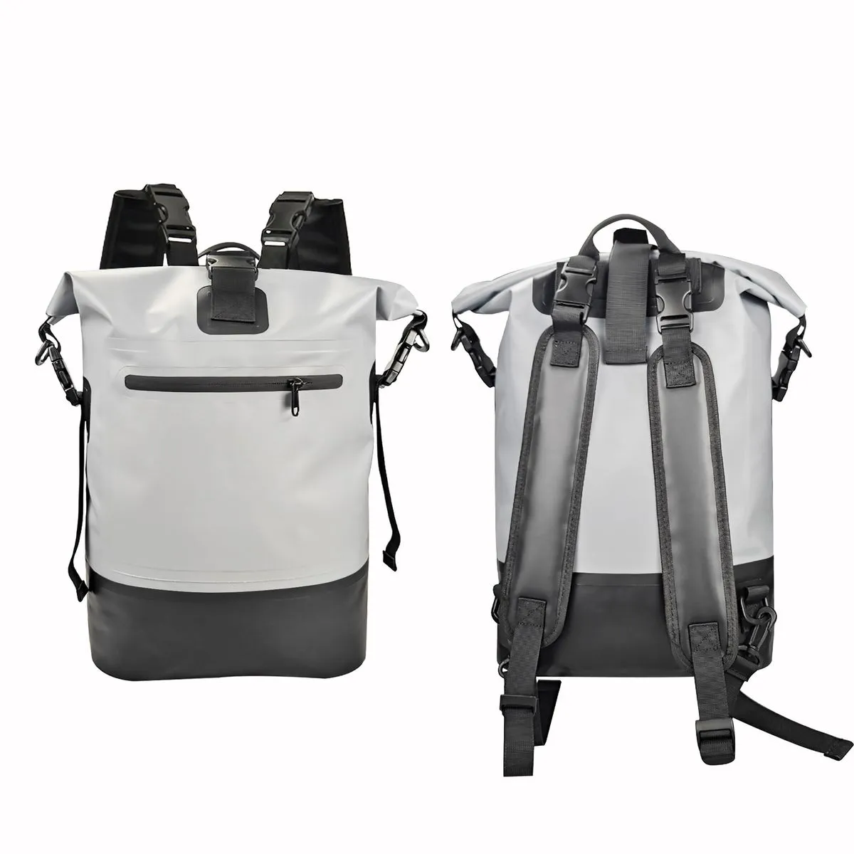 PVC Dry Bag Backpack - Foldable Waterproof Dry Wet Separation