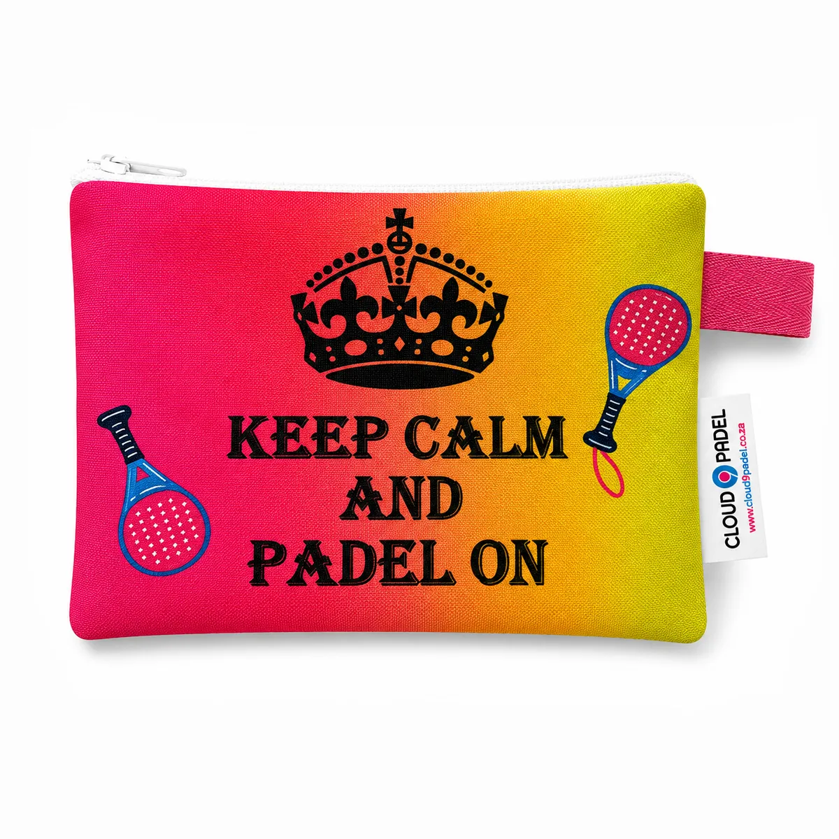 Padel Accessory Bag - Keep Calm and Padel On