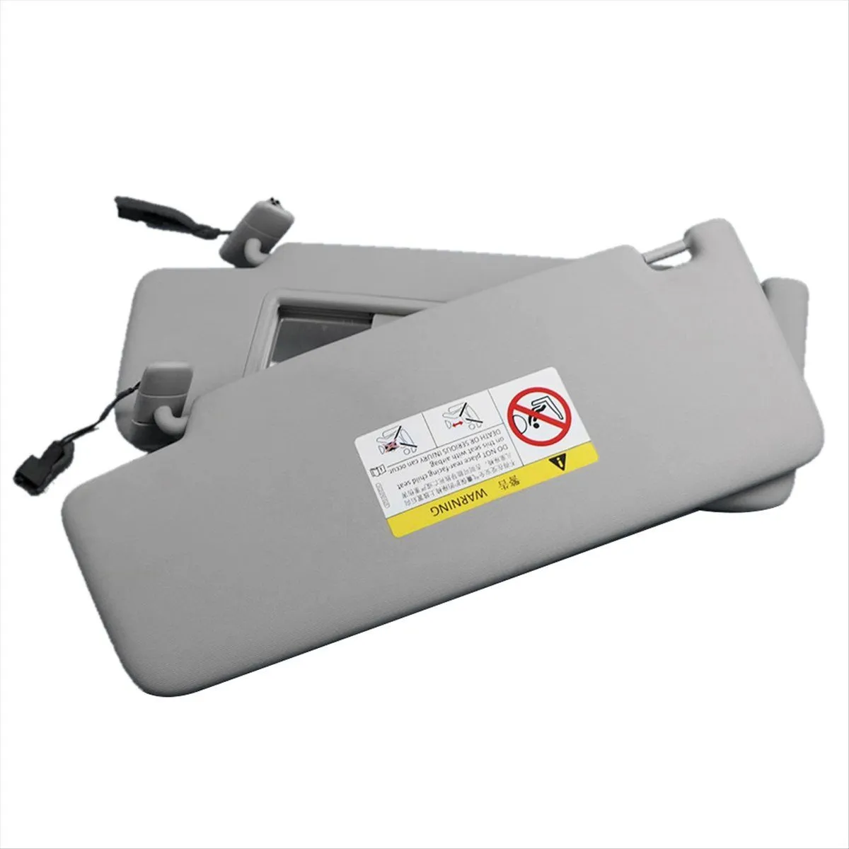 1Pair Sun Visors With Vanity Mirror 5Td857551 Compatible with Universal