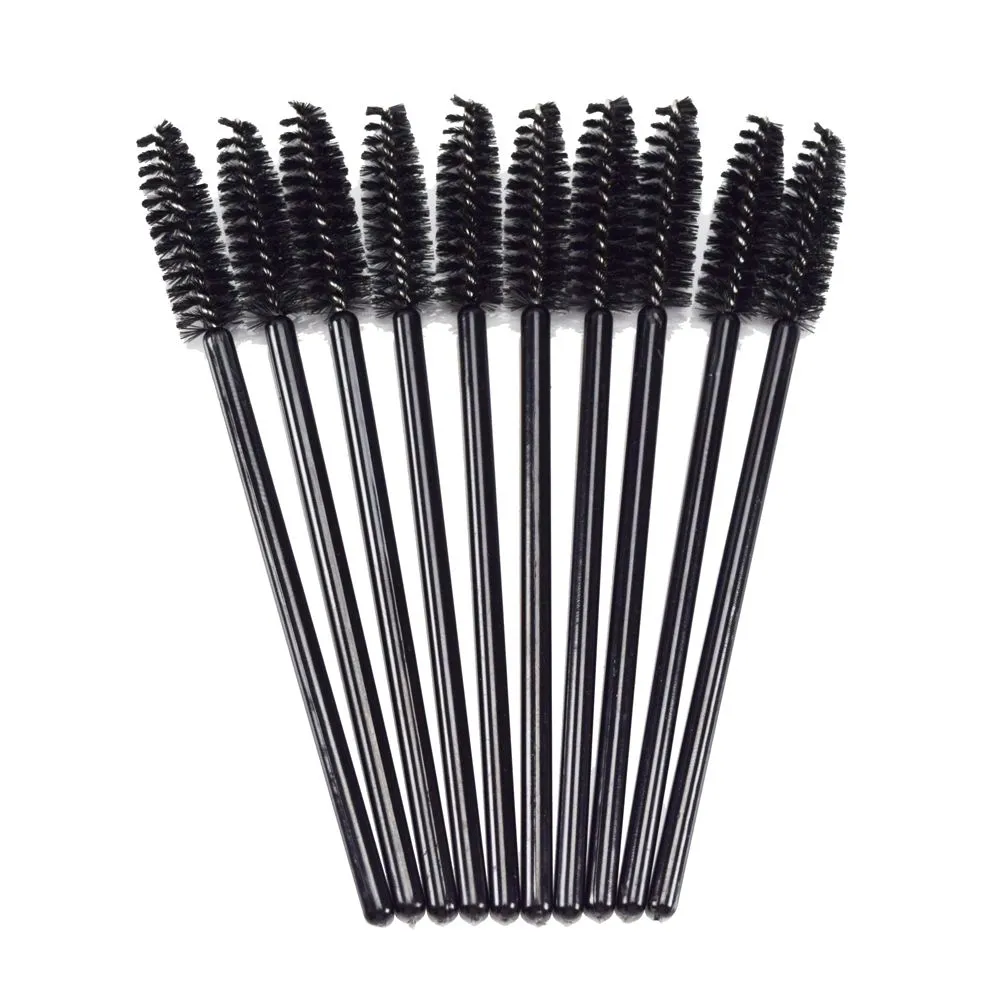 Mascara Wand Eyebrow Brushes Spooly Applicator 10 Piece