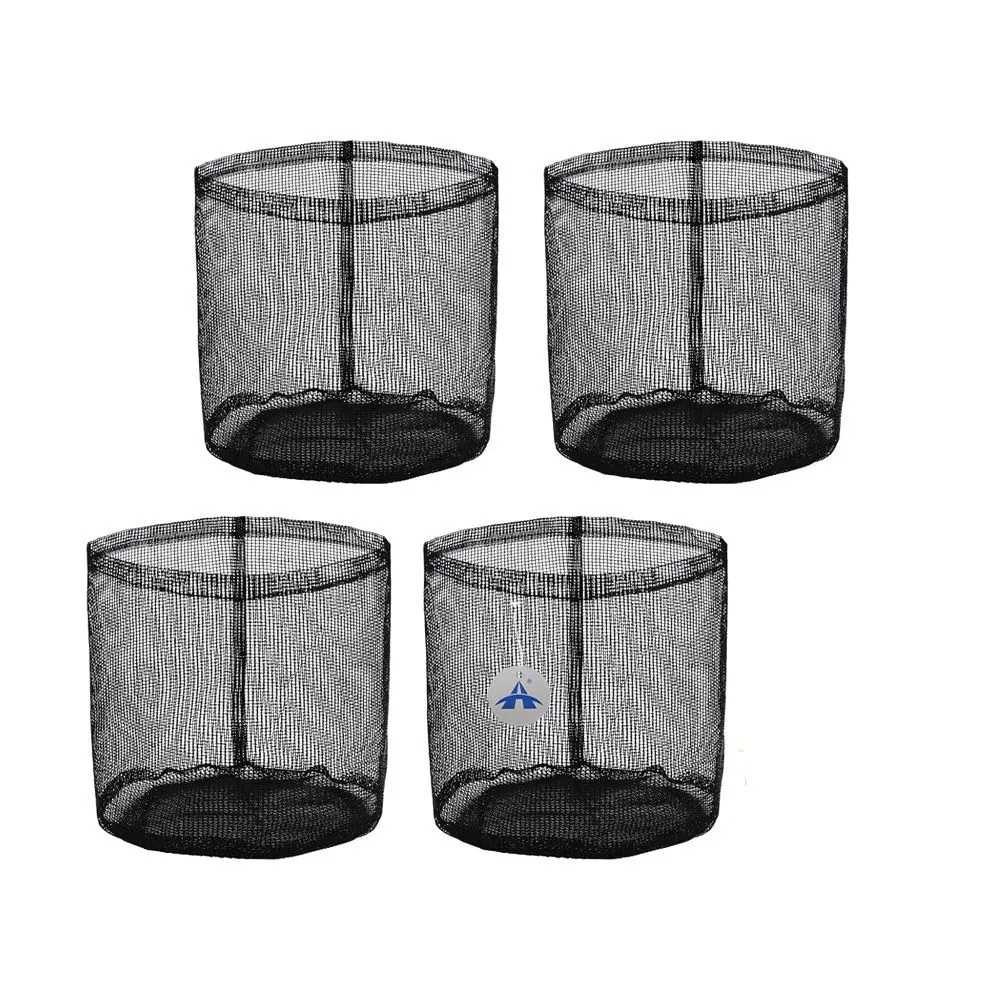 ALANES 4 Pcs Round Aquatic Planting Bags Mesh Water Garden Pond Plant Pot