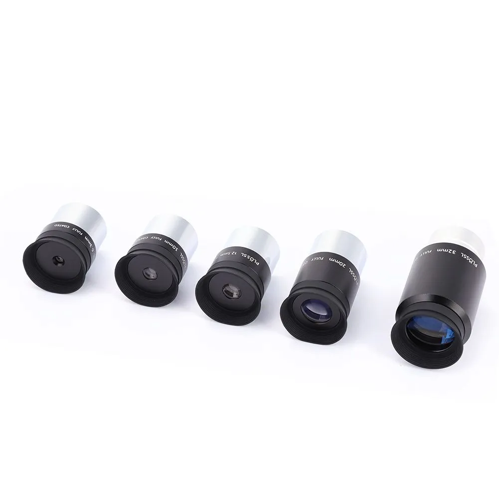 Telescope Plossl Eyepiece Kit 6.3-32mm 2X Barlow