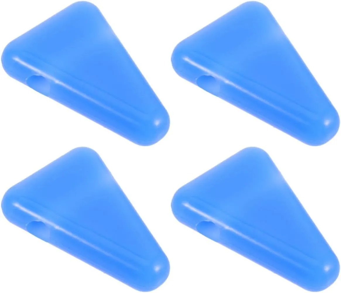 4pcs Triangle Silicone Tuning Fork Holder Stand, Universal Musical