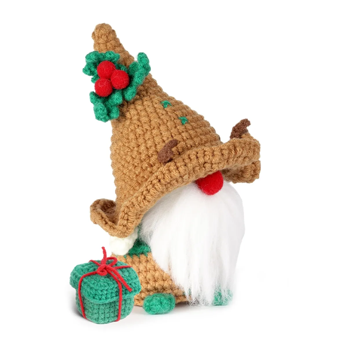 Crochet Kit DIY Christmas Crochet Kit(Brown)