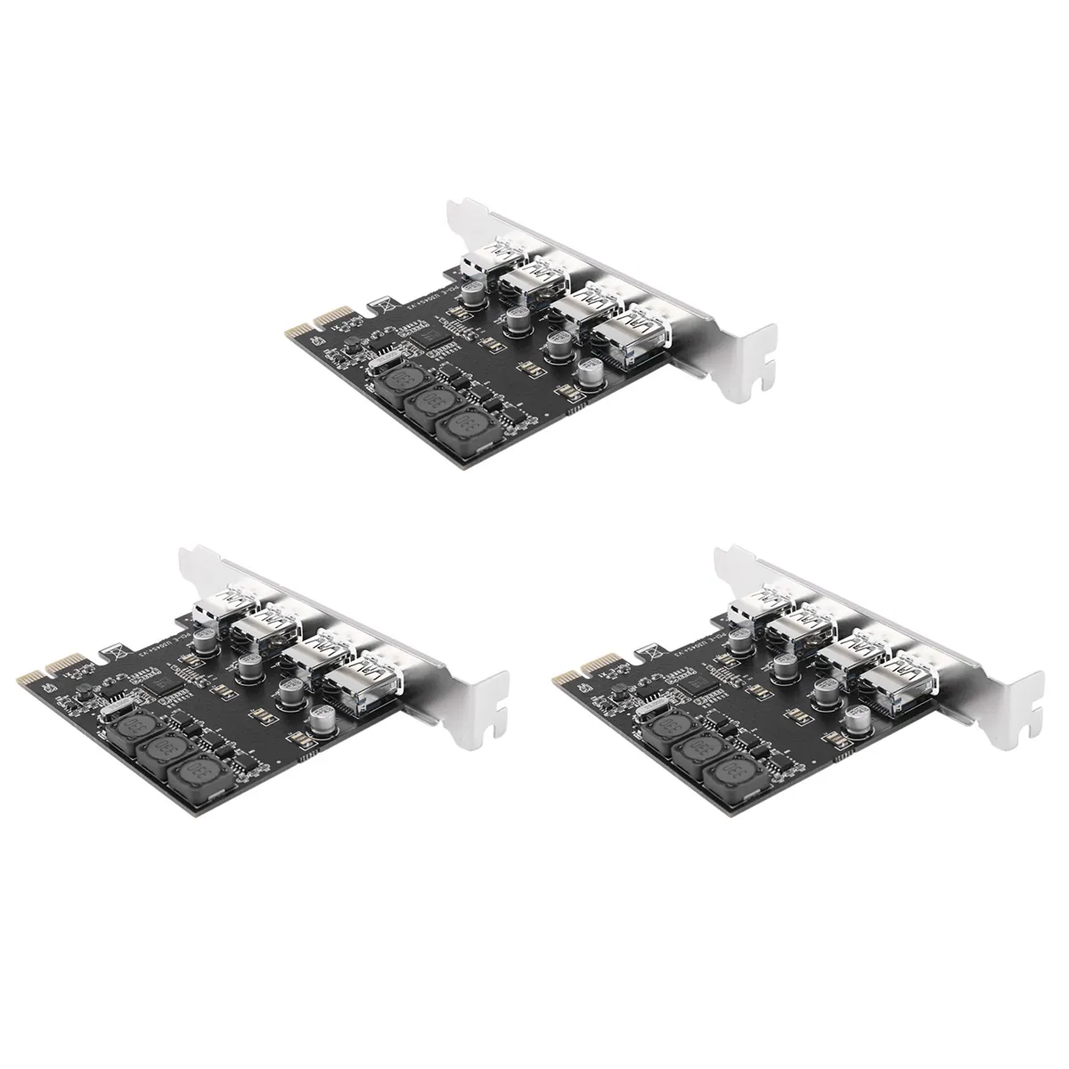 4 Port Usb 3 0 Pci Express Expansion Card Pcie Pci-E Host Controller