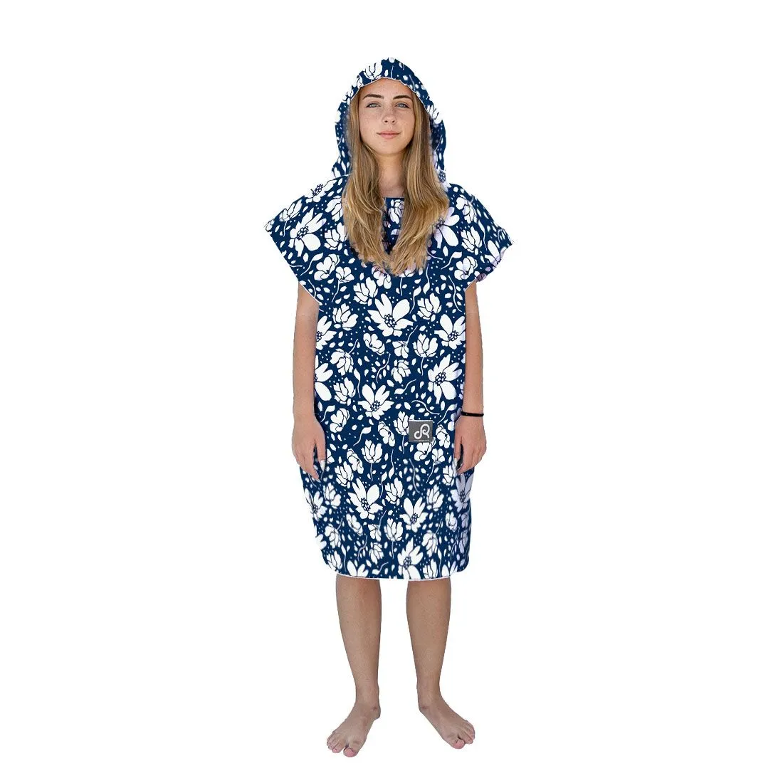Nautical Blossom Surf Swim Changing Poncho - Adult