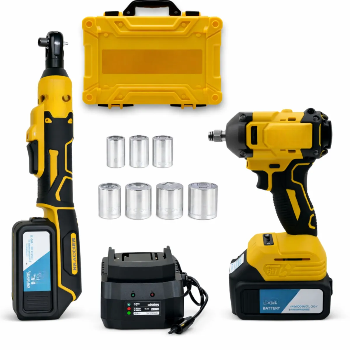 2-in-1 Wrench Set - 48V Impact & Ratchet