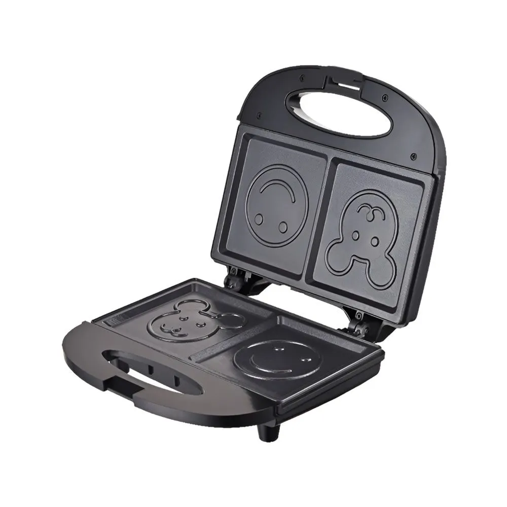 850W Nonstick Cartoon Pattern Sandwich Toaster