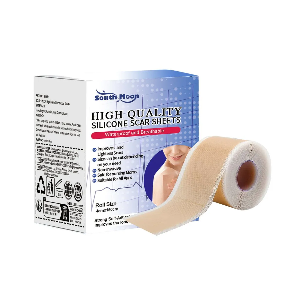 MorFansi Scar Sheets Waterproof Professional Scars Silicone Tape