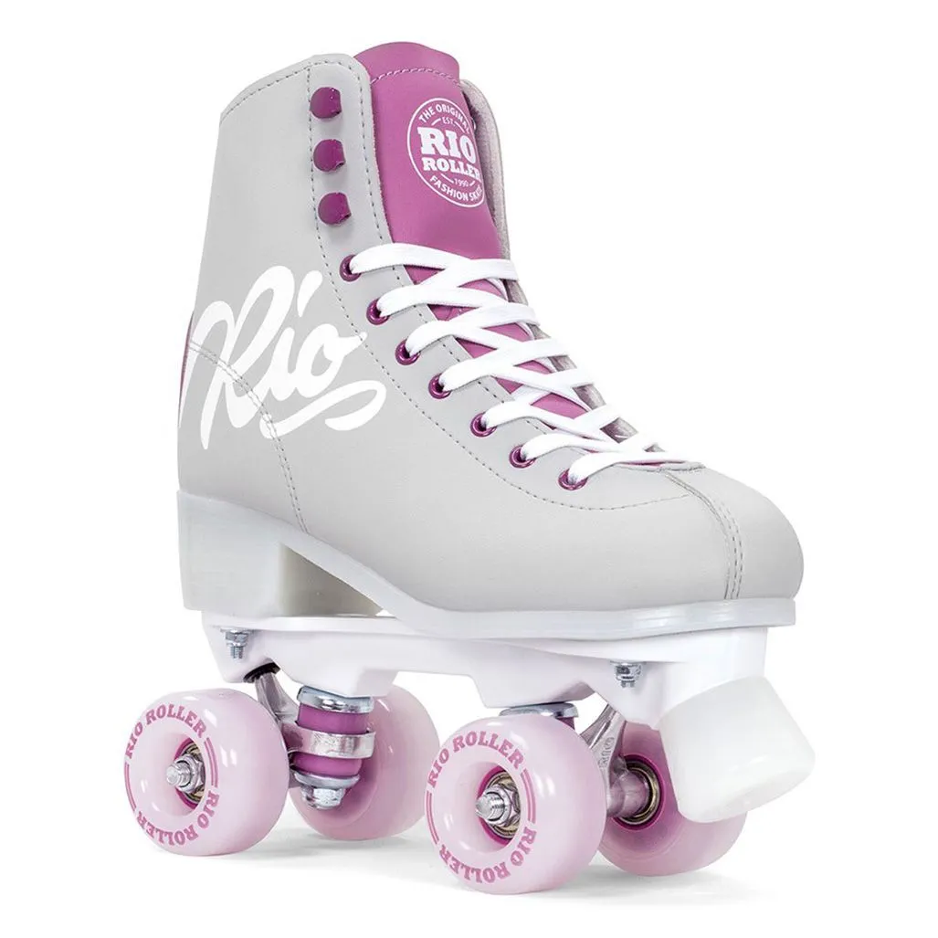 Rio Roller Script Roller Skates - Grey/Purple