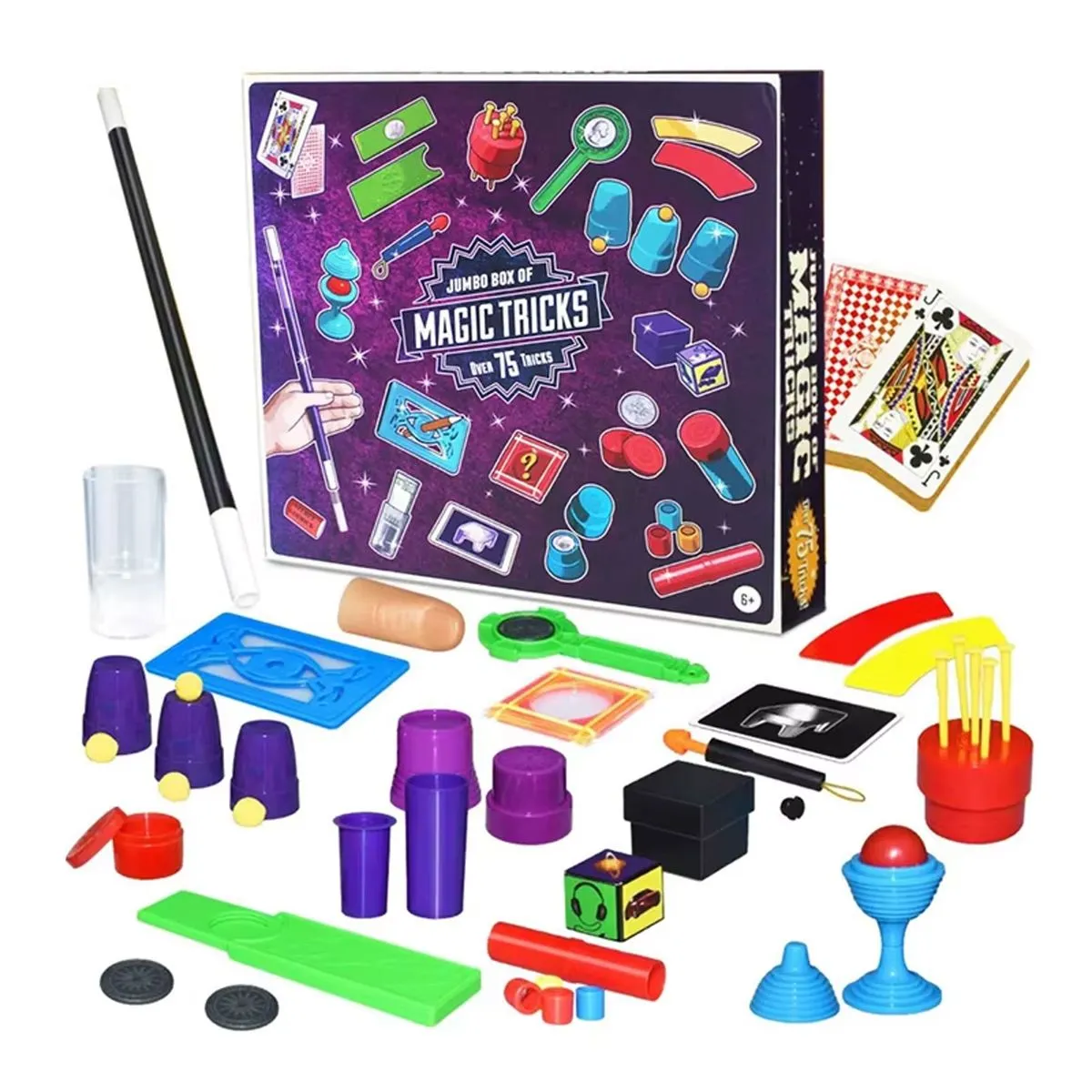 Deluxe Magic Kit Deluxe Beginner Magic Set with 75 Easy Tricks