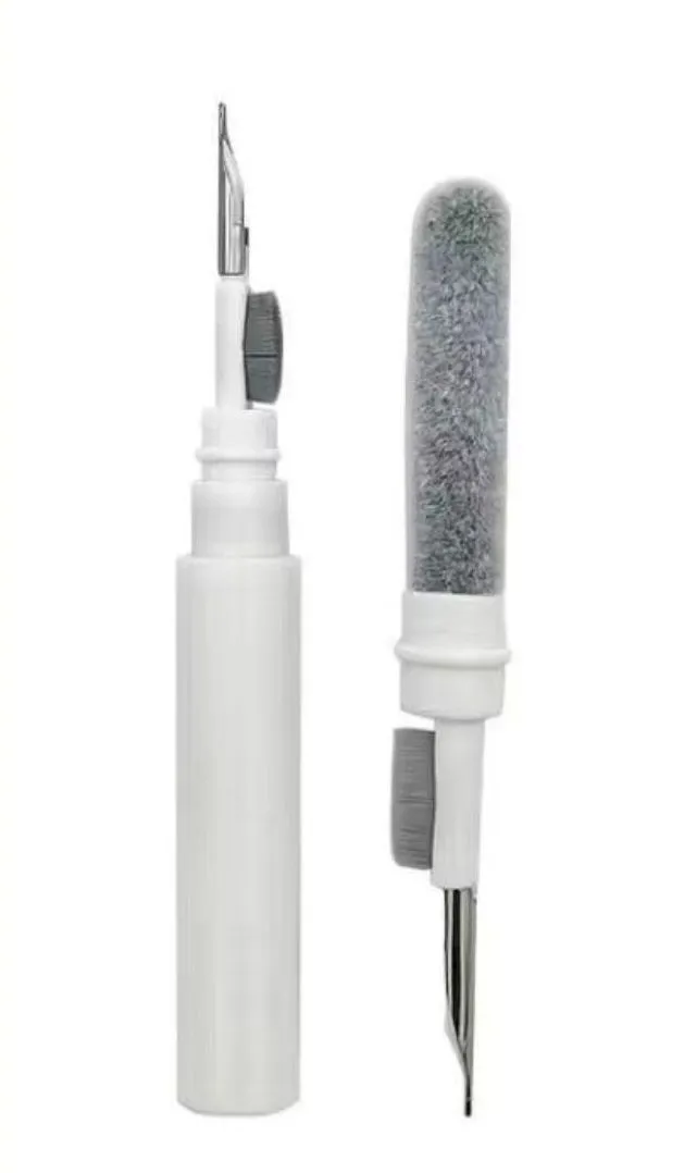 Multifunctional Earphones Cleaning Kit,Wireless Earphone Bud Cleaning Pen - White