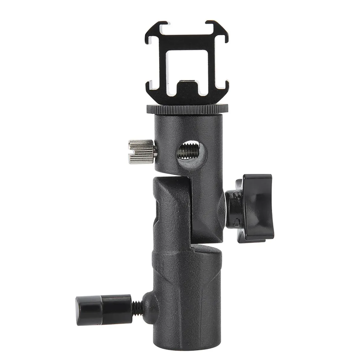 Swivel Tri Hot Shoe Mount Adapter Flash Stand Holder Bracket