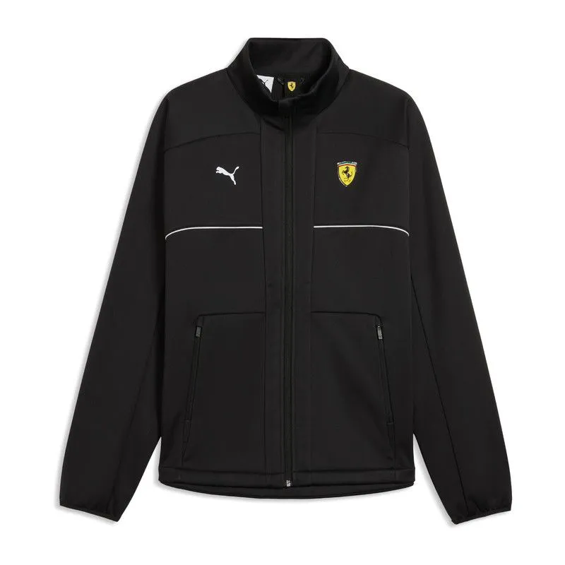 2026 Scuderia Ferrari F1 Mens Logo Softshell Jacket - Black