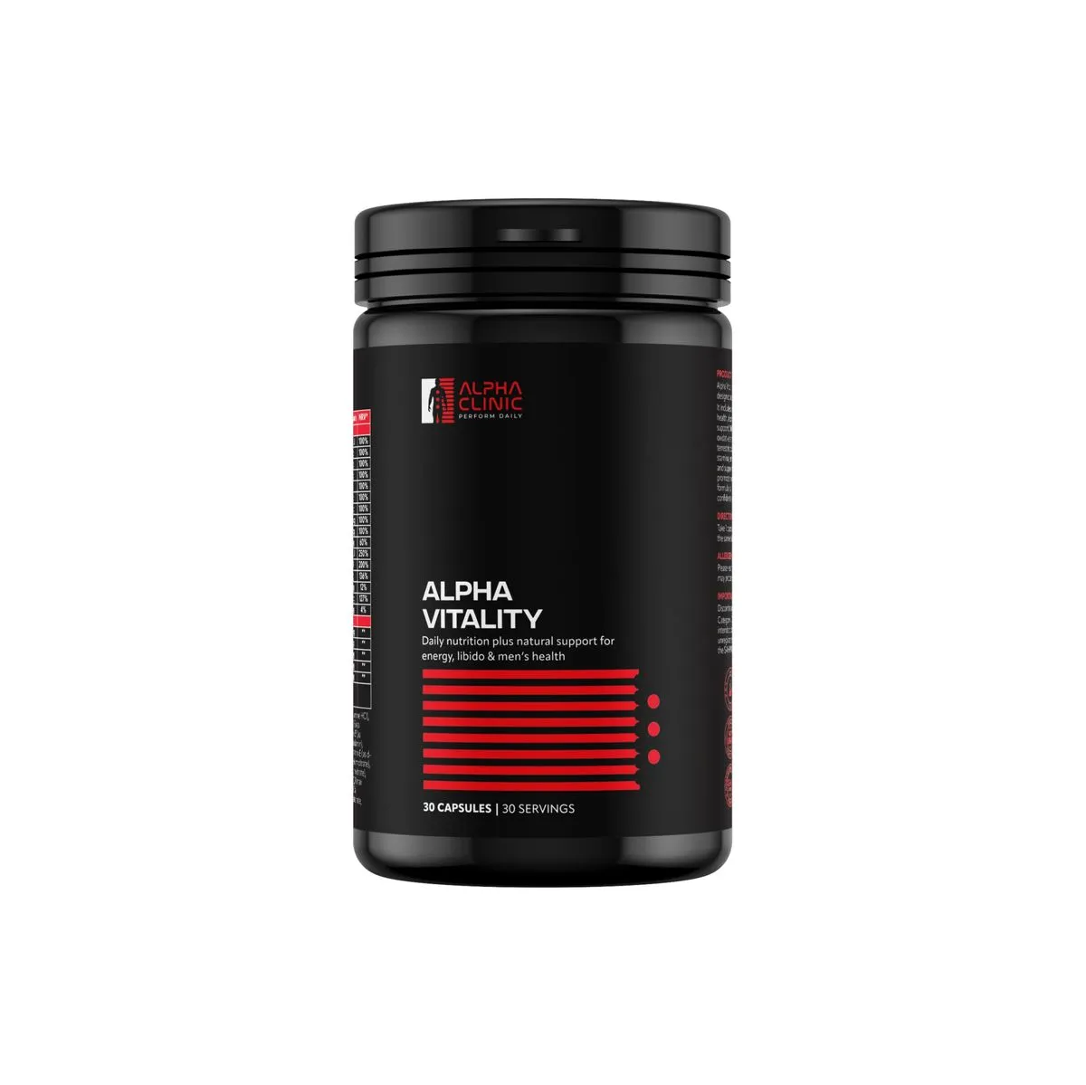 Alpha Vitality - Mens Performance Multivimin And Testosterone Enhancer