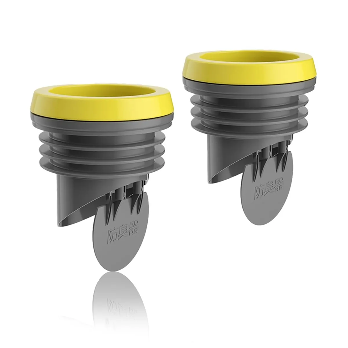 2Pcs Toilet Flanges Wax Rings With Prevent Backflow Valve