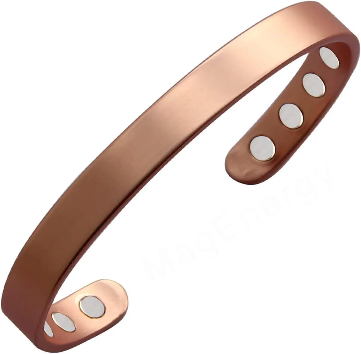 Copper Bracelet for Men and Women, Magnetic Bangle with 3500 Gauss Magnets