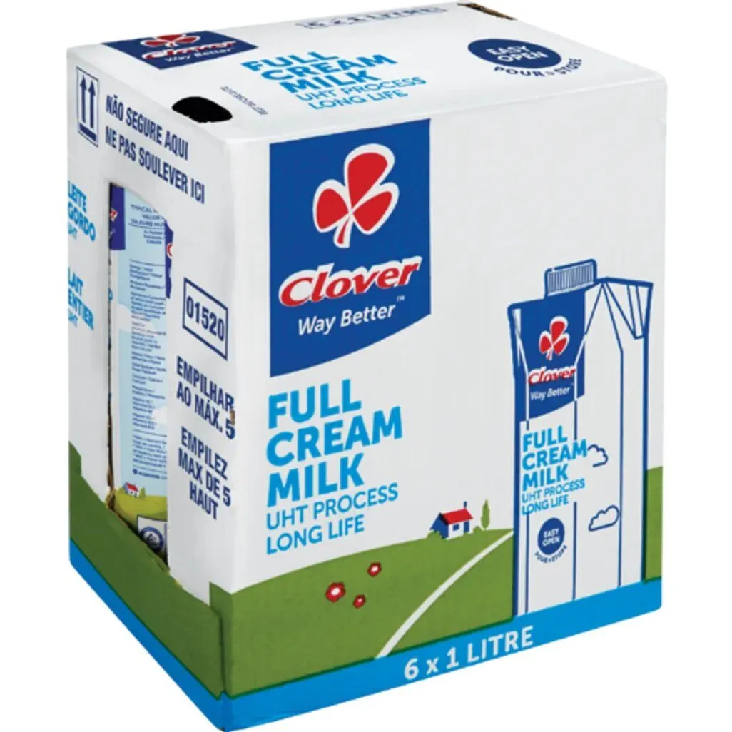 Full Cream Long Life Milk (6 x 1litre)