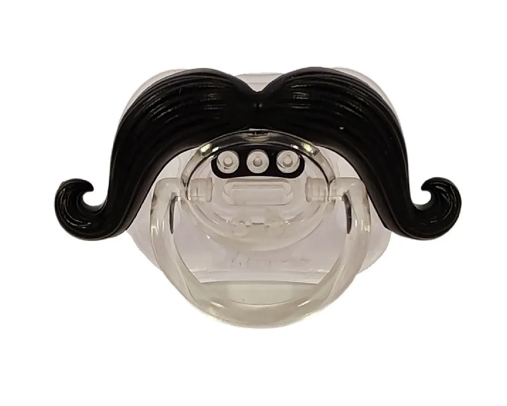Funny Dummy Pacifiers For Babies - Mustache Design - Handlebar