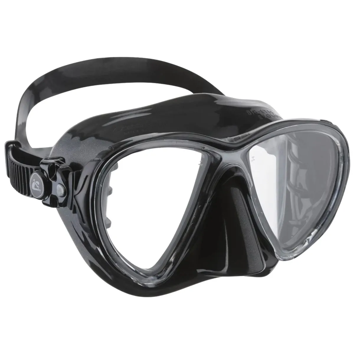 Diving Mask Adult | Big Eyes Evolution - Optical Lens Compatible | Cressi - Black