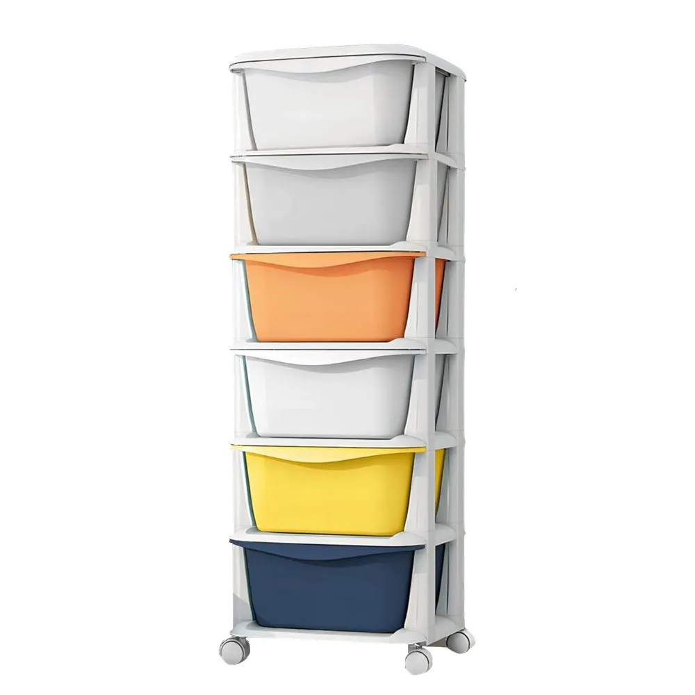 Decor Large Capacity Six Layer Storage Cabinet With Drawers - 106cm