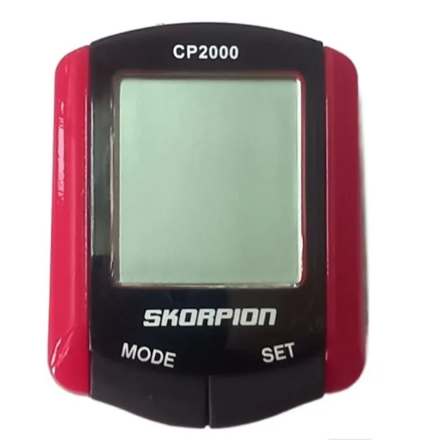 Bicycle Computer Multifunction - Skorpion - Simple Set Up - Red/Black