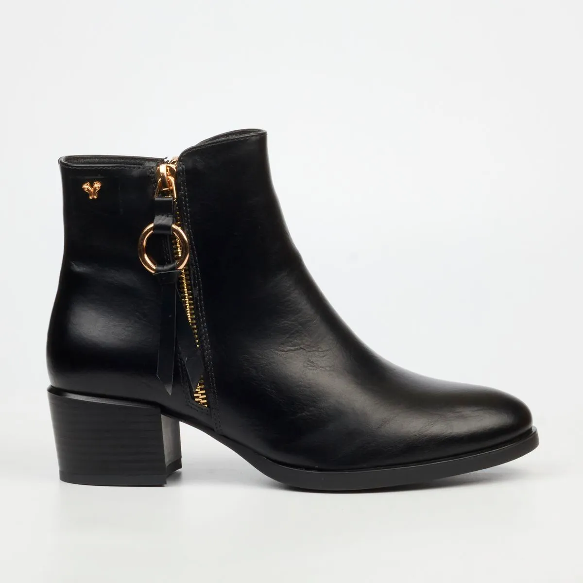 Butterfly Feet Shanae 1 Women Faux Leather Ankle Boots - Black
