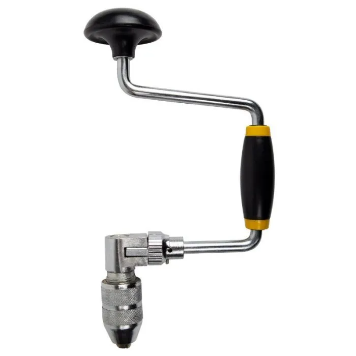 Brace 4 Jaw 250mm Carpenters (Hand Crank Drill)