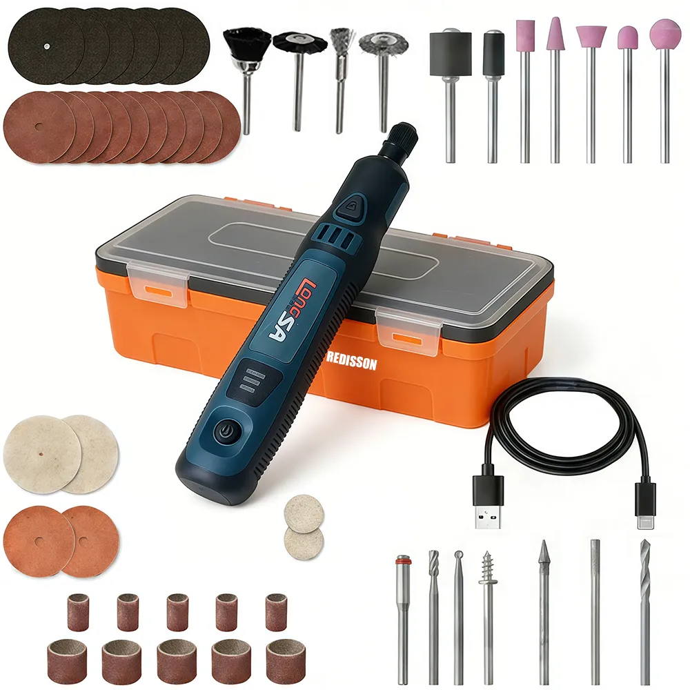 Redisson Cordless Rotary Tool Kit-Mini Grinder Jewelry Drill Engraving Tool - 50-Piece Set