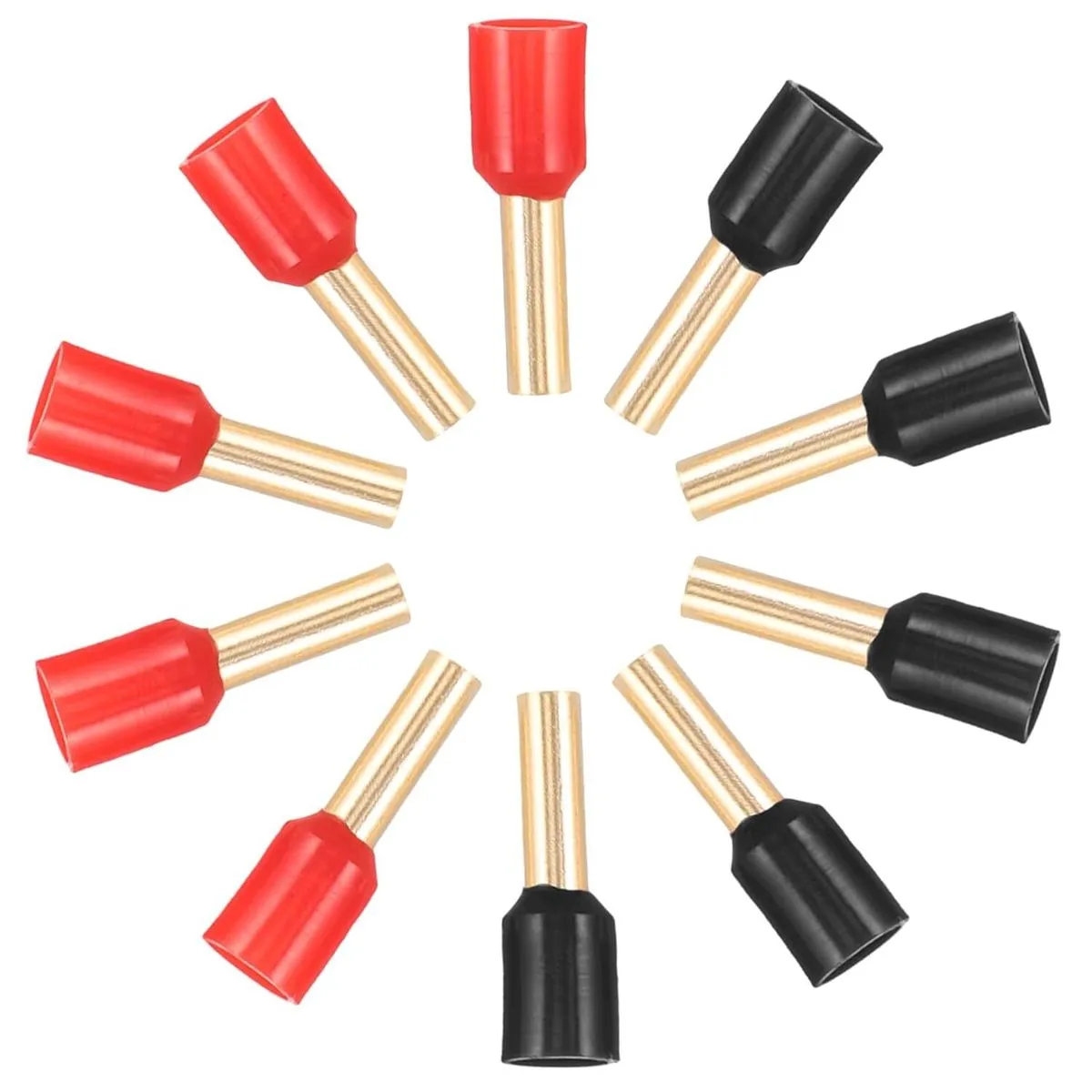 10 Pcs Copper Car Speaker Wire Connectors for Audio Modification Projects