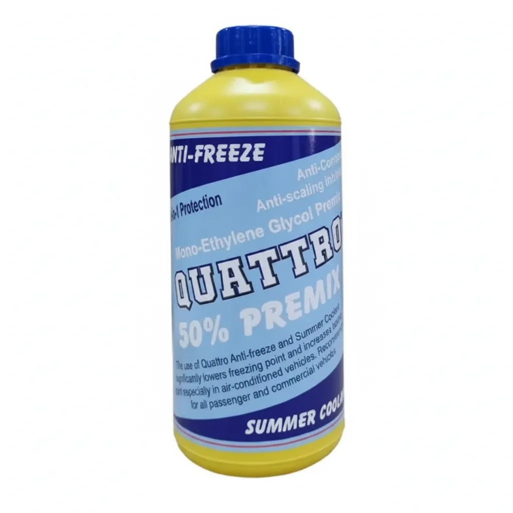 Quattro 1Liter Anti-Freeze Summer Coolant for Automotive Cooling Systems