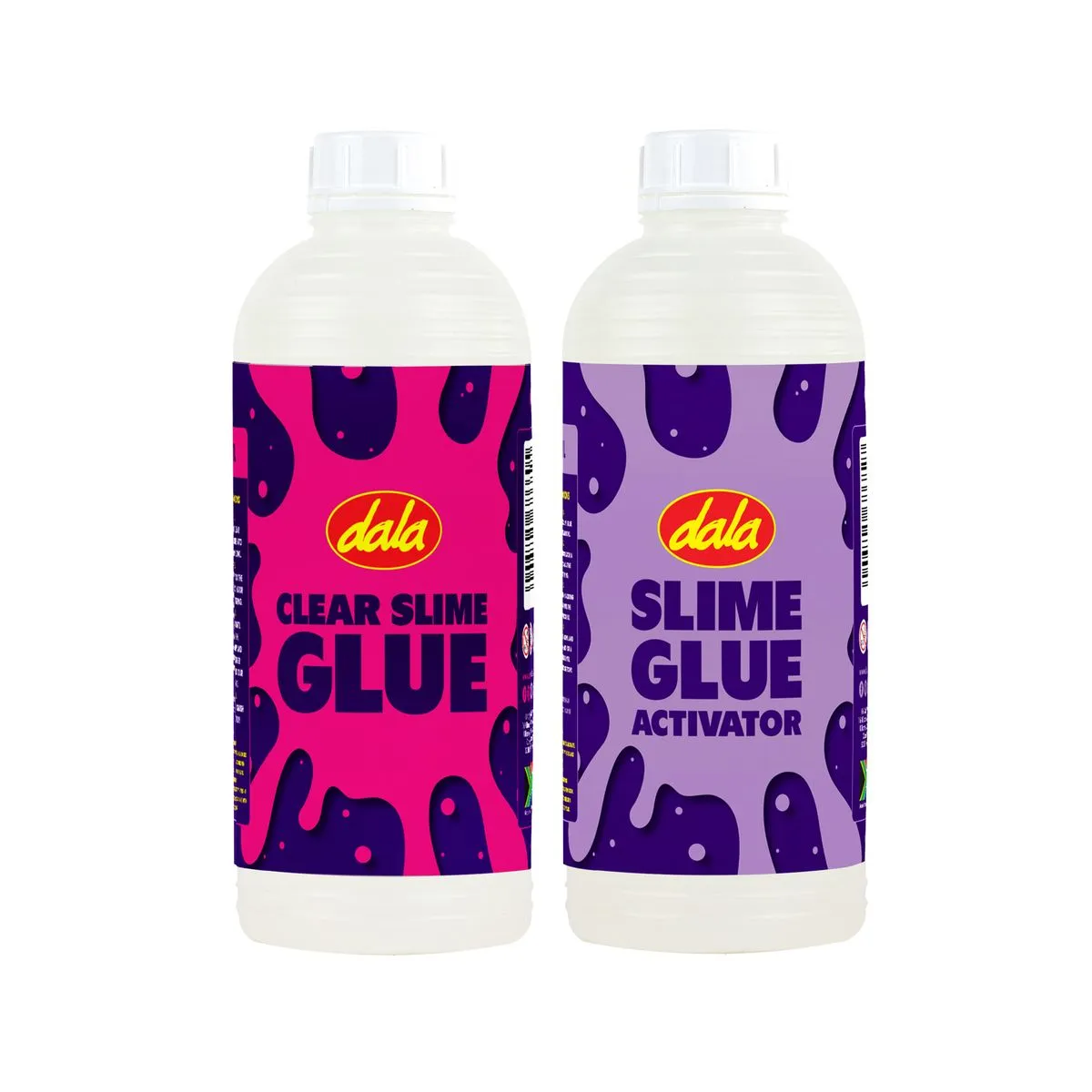 Dala Slime glue activator 1L and Clear slime glue 1L kit