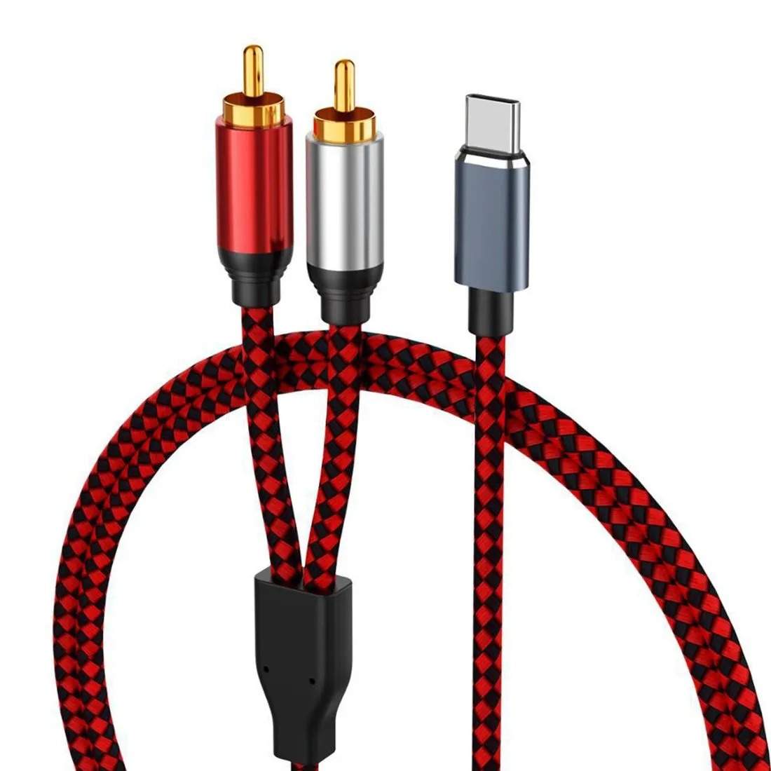Usb C To 2 Rca Audio Cable Type C Male To 2 Rca Male Audio Cable 1M