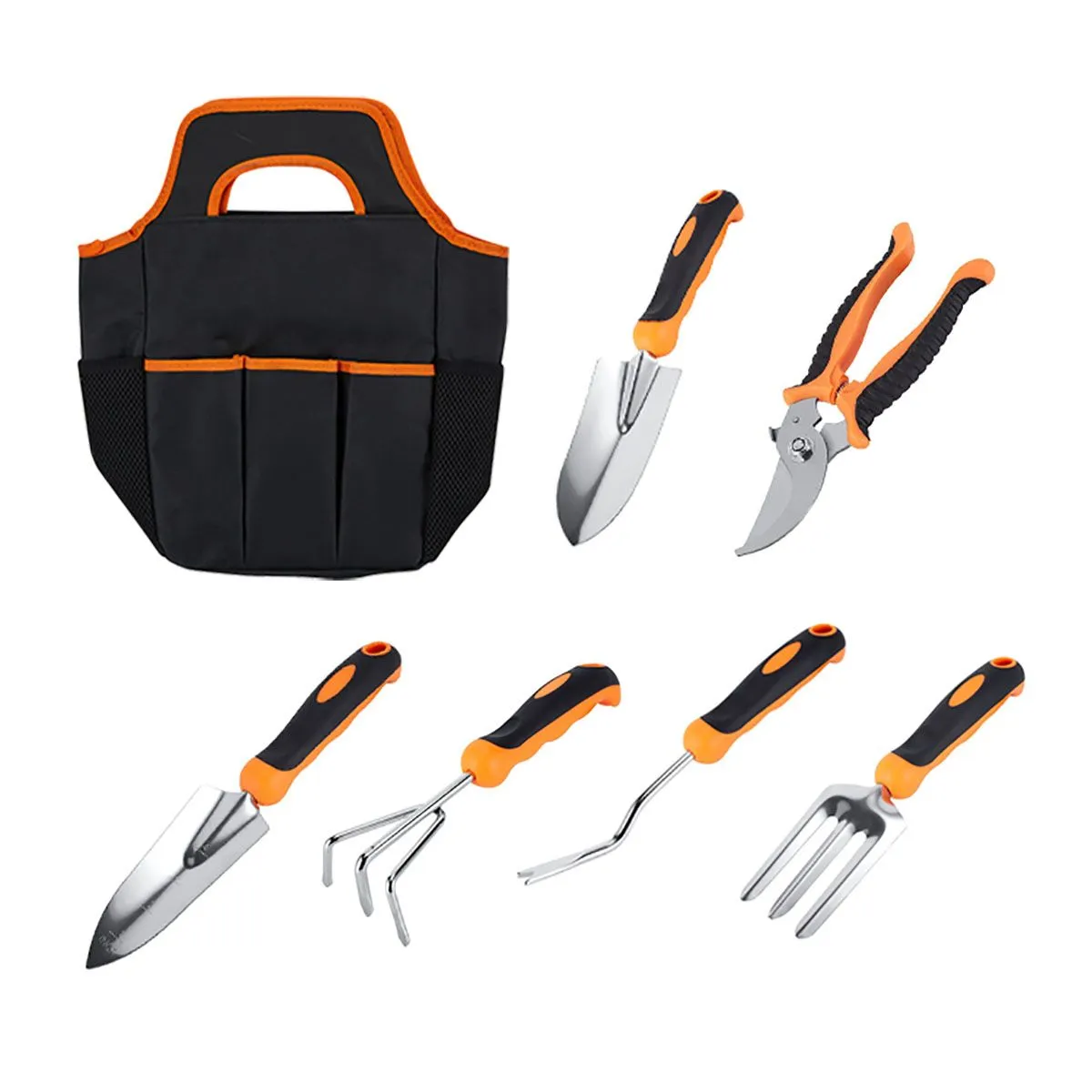 7 Pieces Heavy Duty Gardening Tools Set For Planting Pruning Gardening Kit