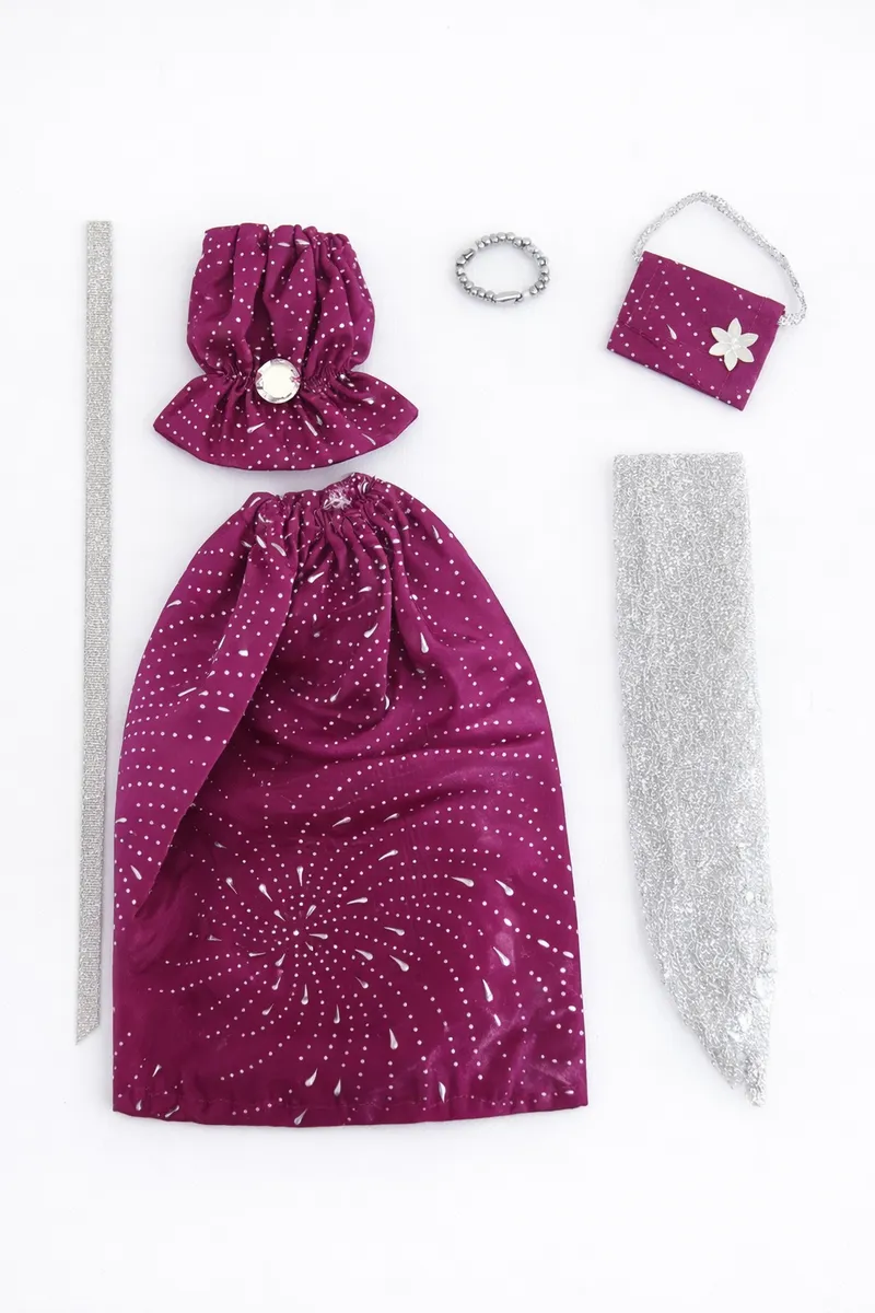 Evening Glam Fashion Doll Outfit Set (Fits 30cm Fashion Dolls like Barbie) - Amethyst Glam Evening …