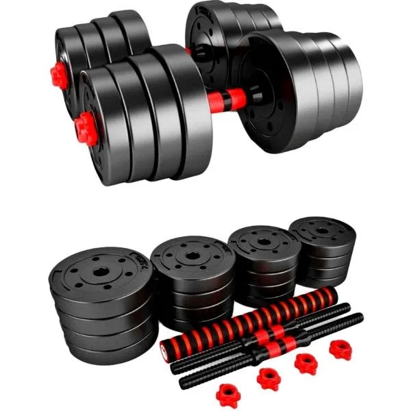 30KG Barbell & Dumbbells Weight Set