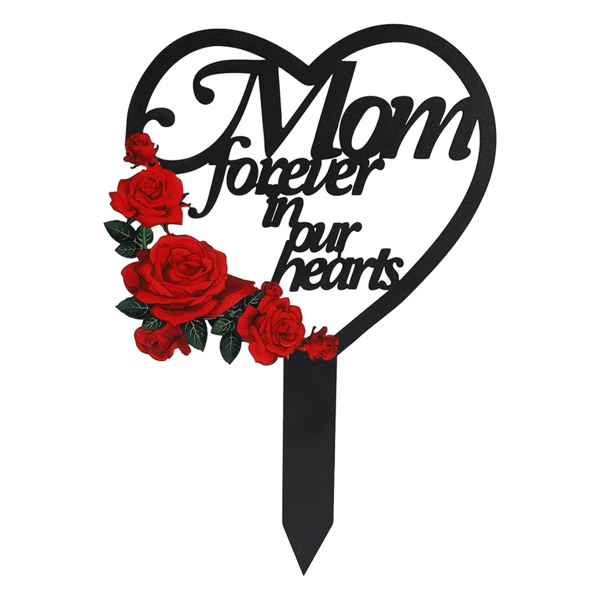 Memorial Grave Markers Heart Memorial Plaque Stake a