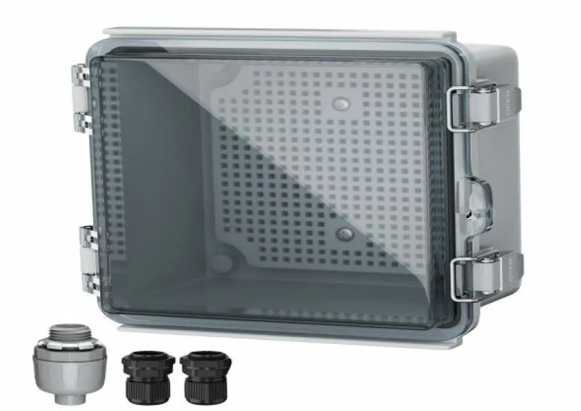 Electrical Transparent Junction Box + Components (150 x 150 x 90)mm