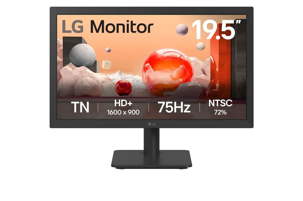 LG 20U401A 19.5-inch 1600 x 900p HD+ 16:9 75Hz 2ms LED TN Monitor