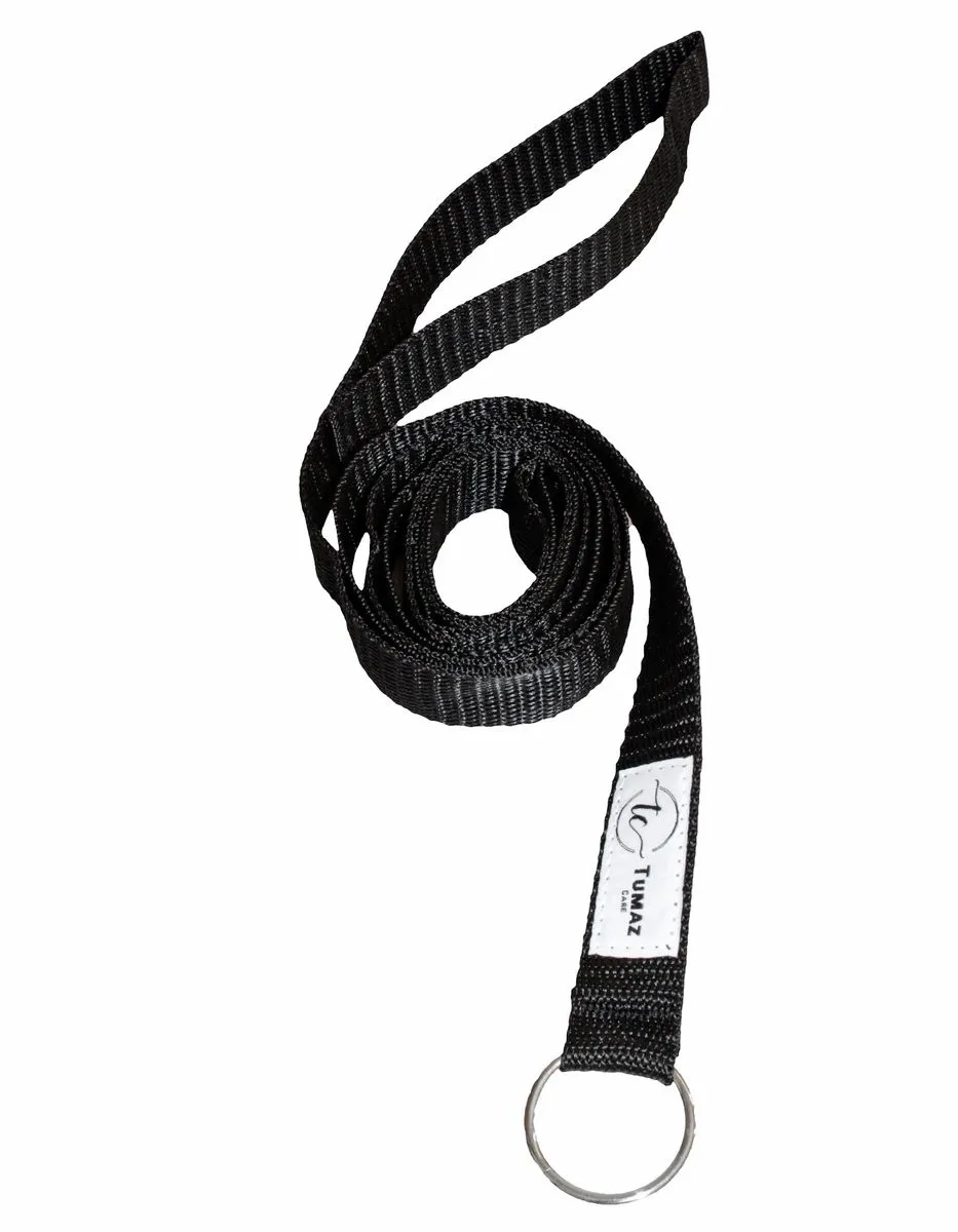 Tumaz Care DGL180 Hands-Free Adjustable 180cm Dog Leash & Traction Rope - Black