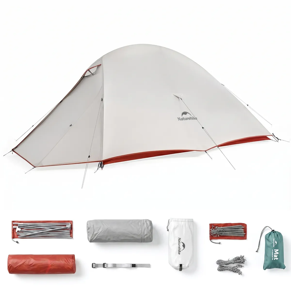 Naturehike 2 Man Tent Waterproof, Two Person Tent For Camping, Cloud Up Pro