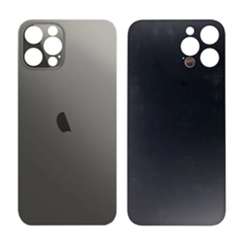 Back Glass Replacement Compatible With iPhone 12 Pro - Black